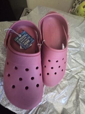 Kids Pink Casual Clog Shoes